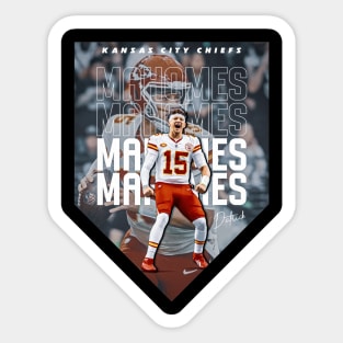 Mahomes 15 D-1 Sticker